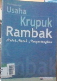 Usaha Kerupuk Rambak Mudah, Murah, Menguntungkann