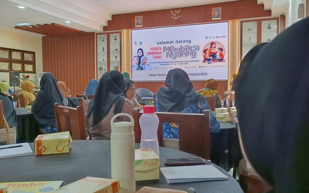 Bimtek Membaca Nyaring untuk Pustakawan di Dispersip Kota Surakarta