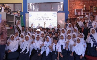 Edukasi Perpustakaan Andala Library SMP Negeri 8 Kota Surakarta untuk Siswa Kelas VII