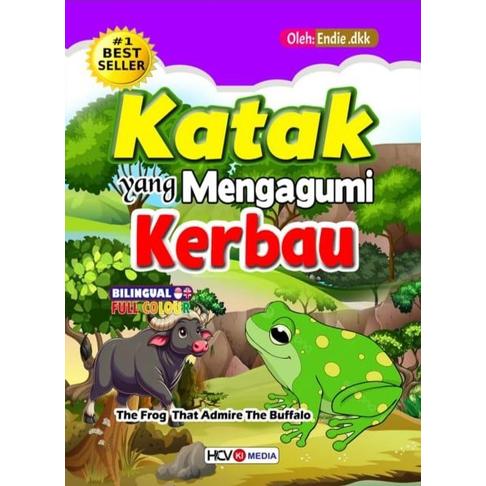 Review Buku Cerita Katak Yang Mengagumi Kerbau