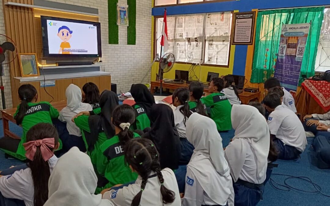 Siswa PMR SMP Negeri 8 Surakarta Ikuti Orientasi P3LP Batch 2 Secara Daring di Andala Library